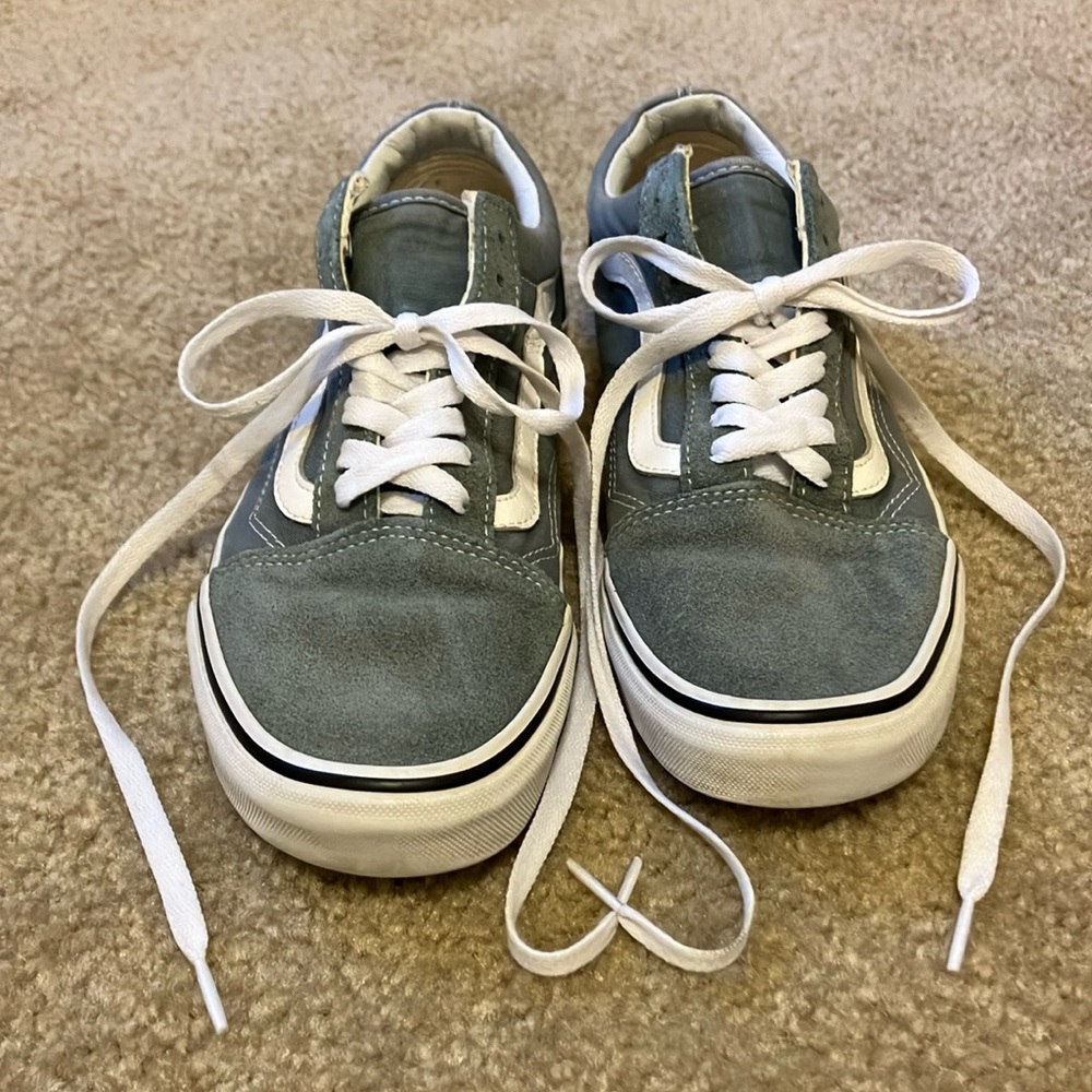 Vans Size 9W or 7.5M Blue Suede